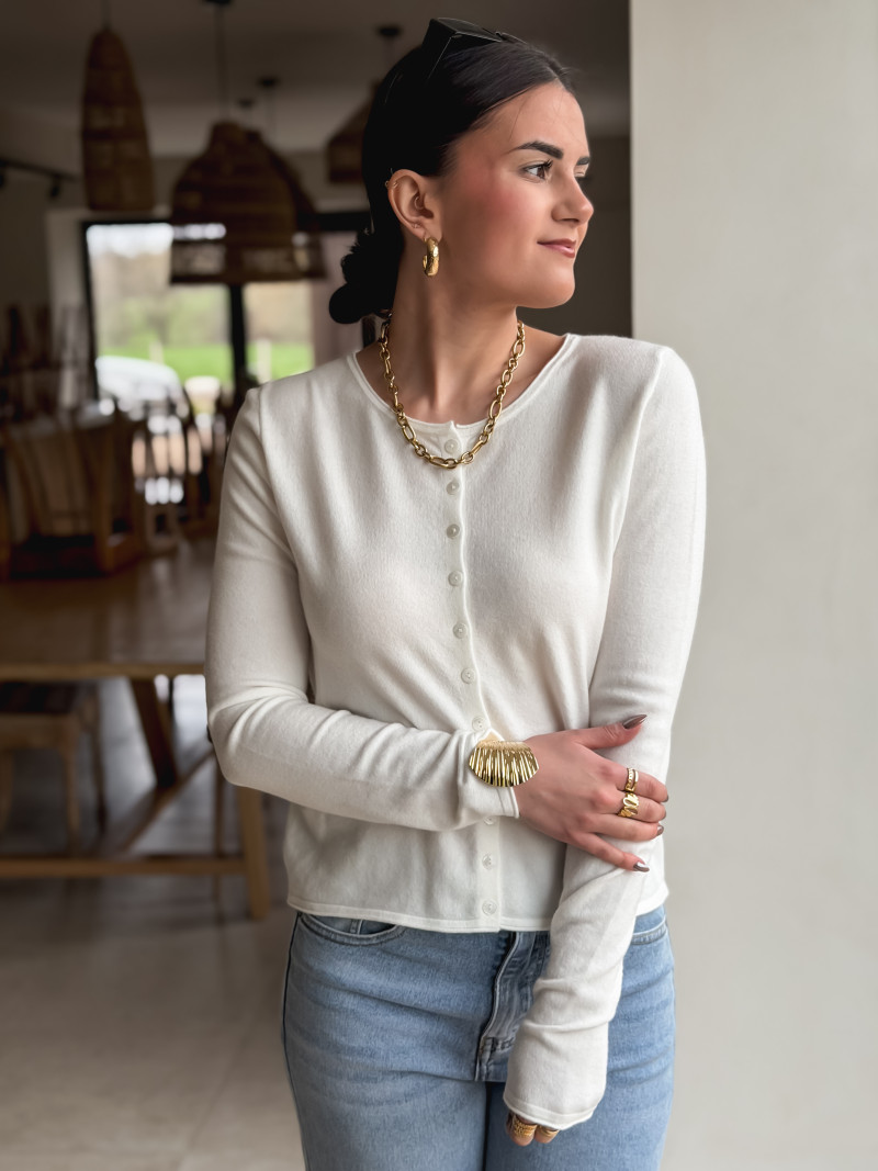 Gilet Florie - Ecru Gilet Florie - Ecru