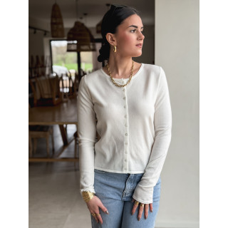 Gilet Florie - Ecru