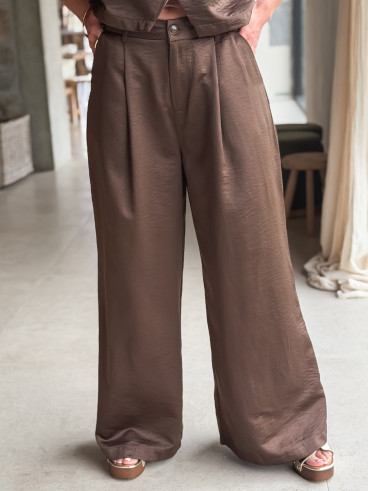 Pantalon Lylaïs - Chocolat