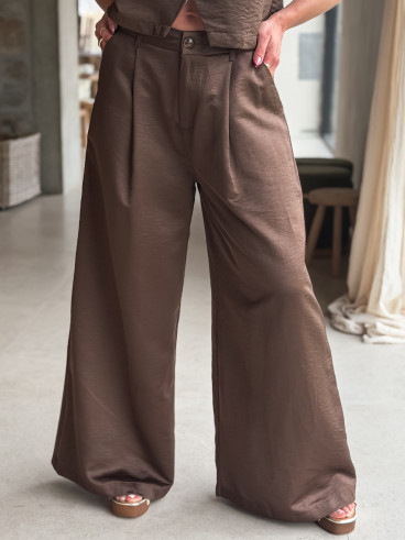 Pantalon Lylaïs - Chocolat