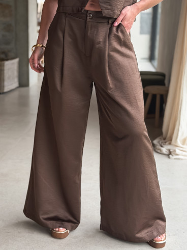 Pantalon Lylaïs - Chocolat