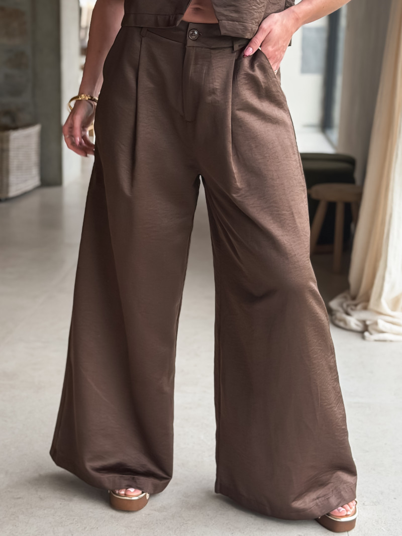 Pantalon Lylaïs - Chocolat