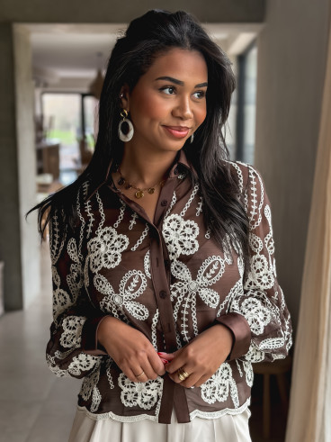 Chemise Halana - Chocolat