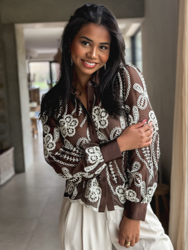 Chemise Halana - Chocolat