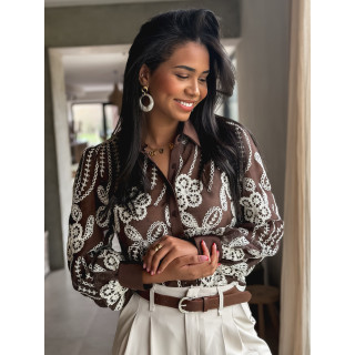 Chemise Halana - Chocolat