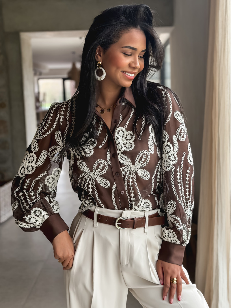Chemise Halana - Chocolat