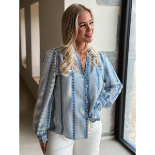 Chemise Sacha - Bleu lignée