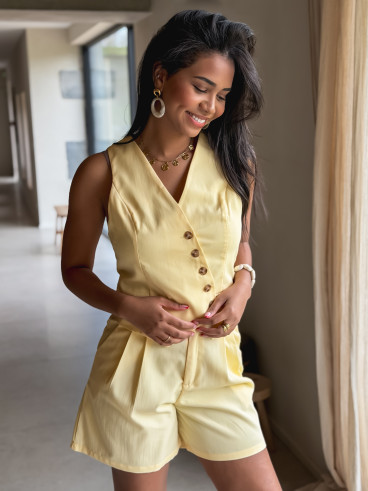 Gilet sans manches Galice - Jaune