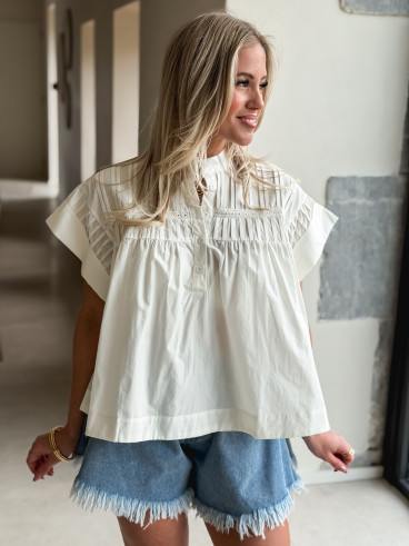 Blouse Palermo - Blanc