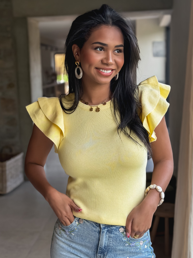 Blouse Kaïla - Jaune