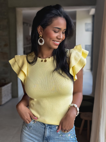 Blouse Kaïla - Jaune