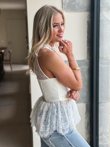 Blouse Catalia - Blanc