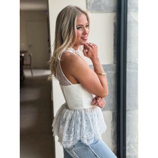 Blouse Catalia - Blanc