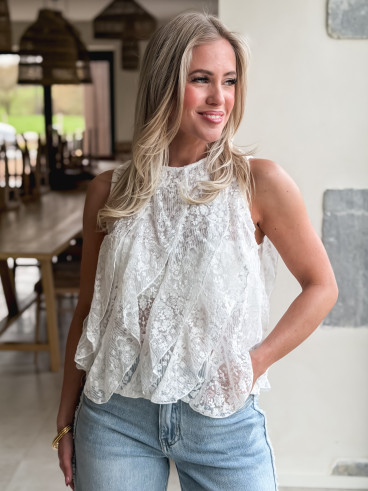 Blouse Almira - Blanc