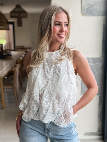 Blouse Almira - Blanc