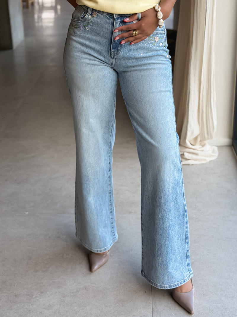 Jeans Cylia - Bleu clair