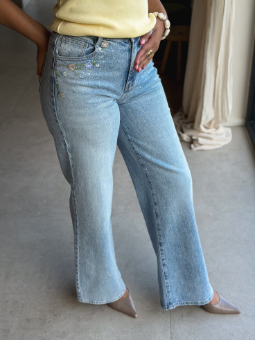 Jeans Cylia - Bleu clair