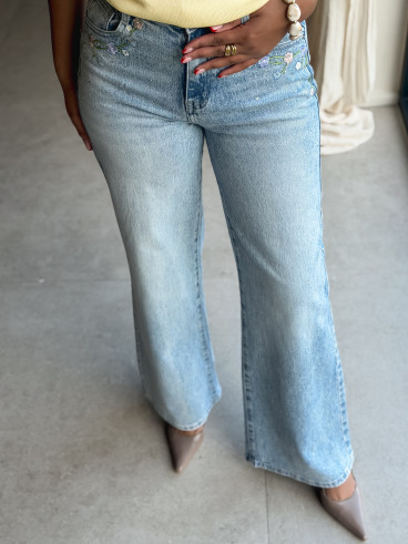 Jeans Cylia - Bleu clair