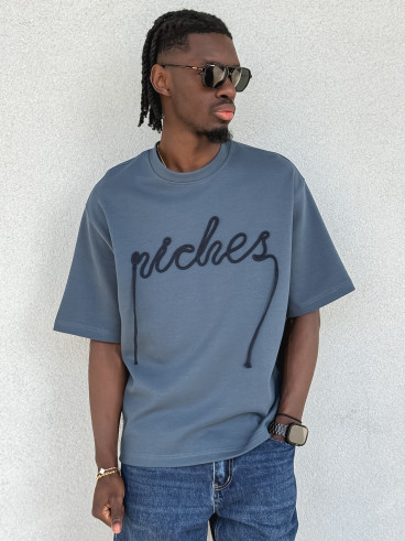 T-shirt Lucien - Bleu pétrole