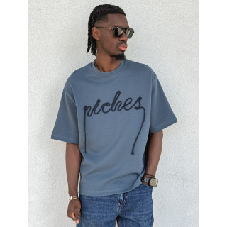 T-shirt Lucien - Bleu pétrole