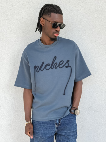 T-shirt Lucien - Bleu pétrole