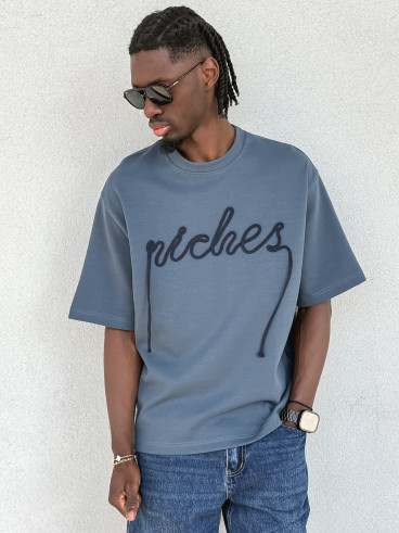 T-shirt Lucien - Bleu pétrole