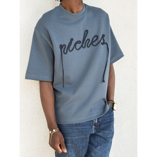 T-shirt Lucien - Bleu pétrole