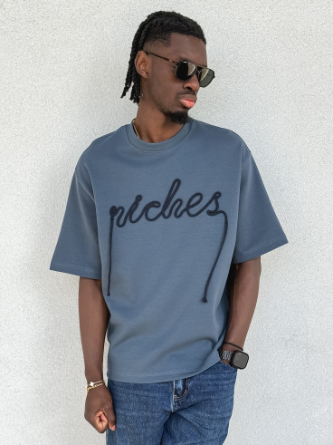 T-shirt Lucien - Bleu pétrole