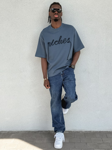 T-shirt Lucien - Bleu pétrole