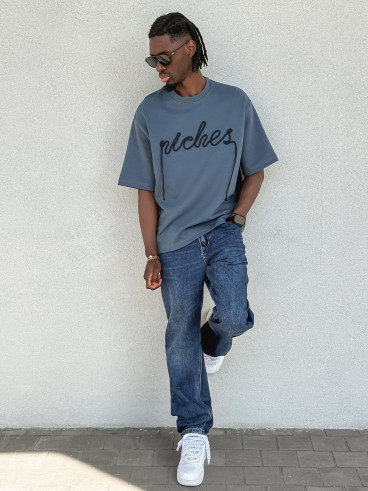 T-shirt Lucien - Bleu pétrole