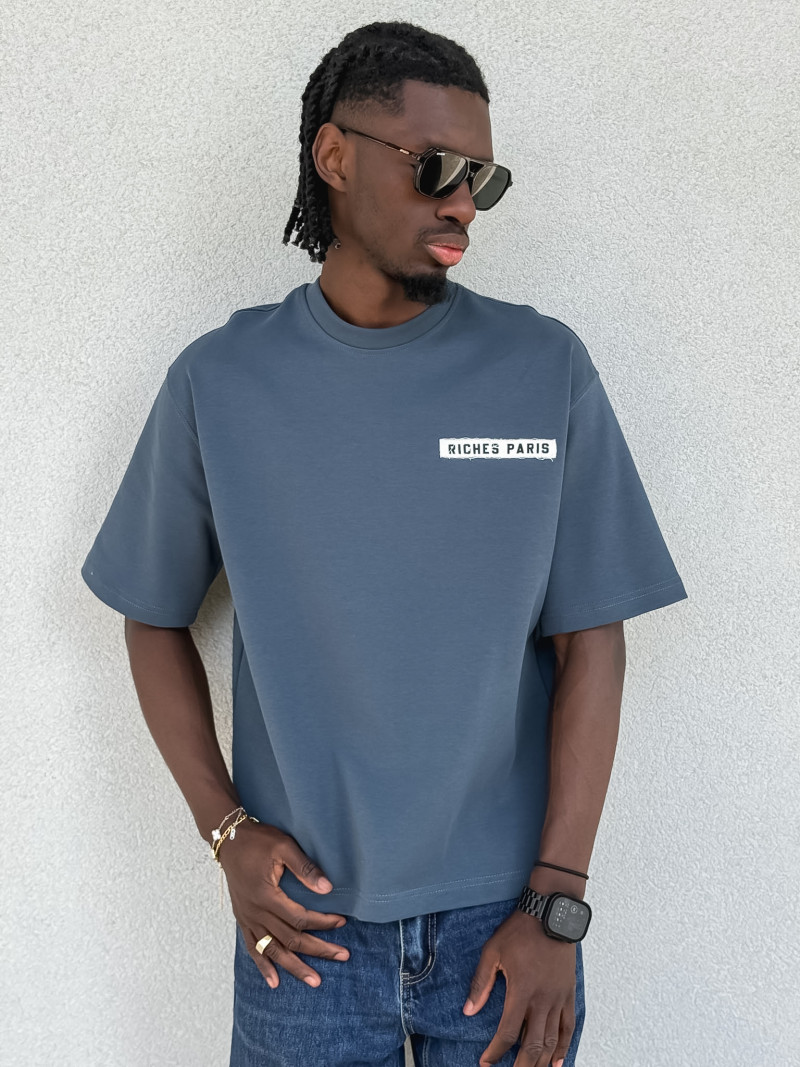 T-shirt Ritchie - Bleu pétrole