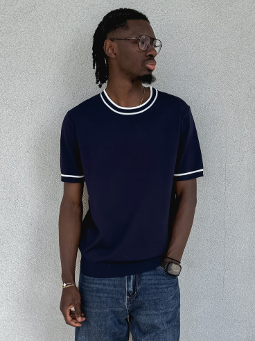 T-shirt Marcus - Bleu marine