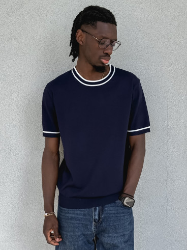 T-shirt Marcus - Bleu marine