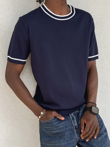 T-shirt Marcus - Bleu marine