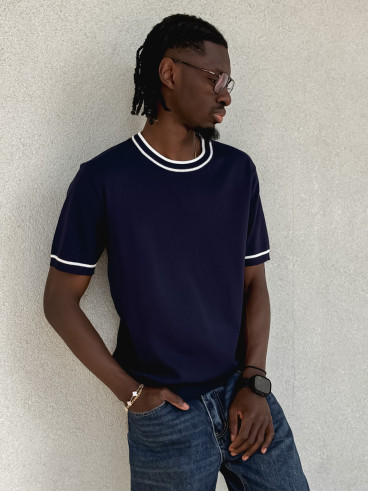 T-shirt Marcus - Bleu marine