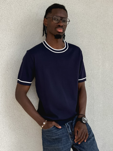 T-shirt Marcus - Bleu marine