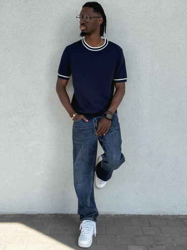 T-shirt Marcus - Bleu marine