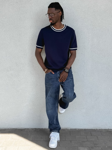 T-shirt Marcus - Bleu marine