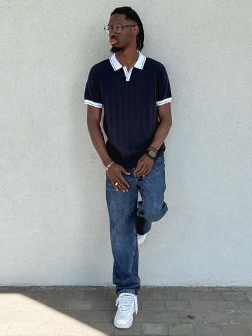 Polo Giovani - Bleu marine