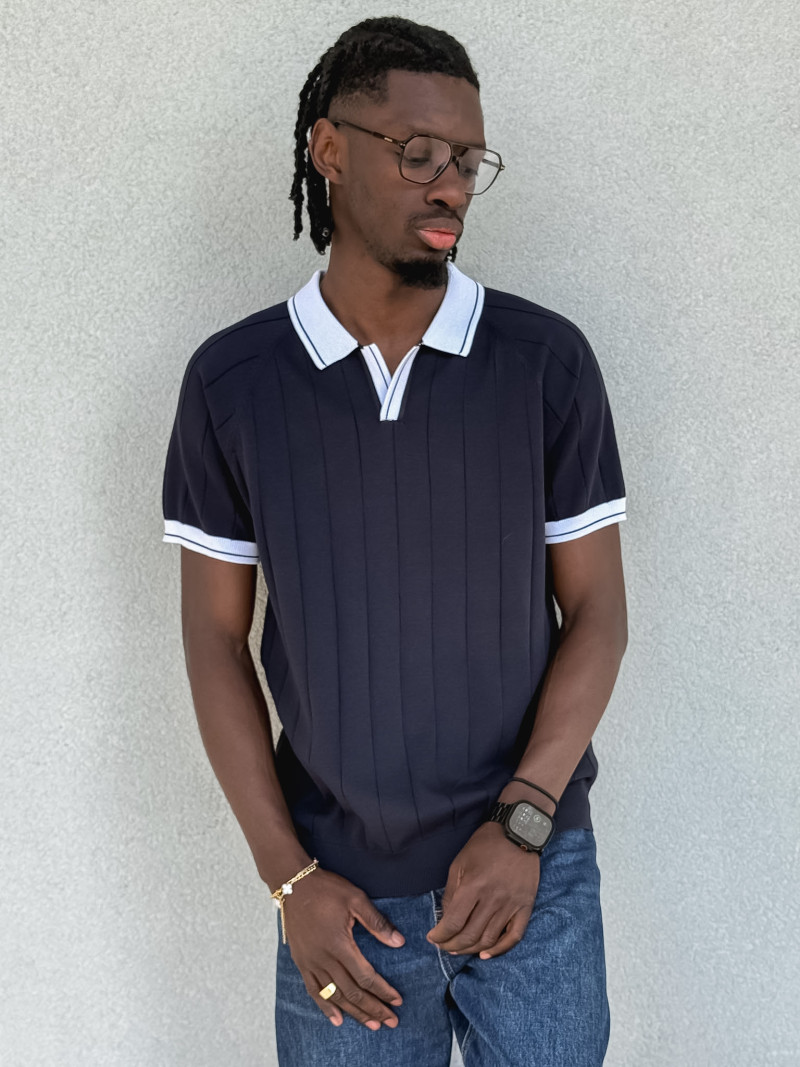 Polo Giovani - Bleu marine