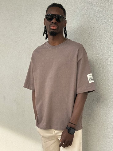 T-shirt Caleb - Taupe