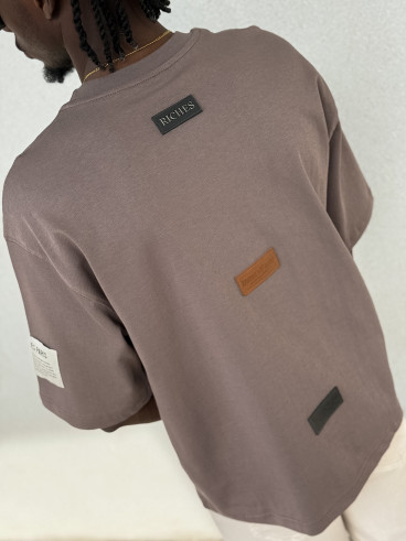 T-shirt Caleb - Taupe