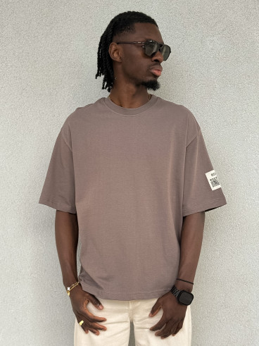 T-shirt Caleb - Taupe