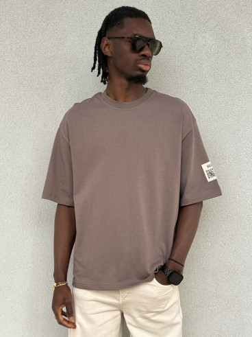 T-shirt Caleb - Taupe