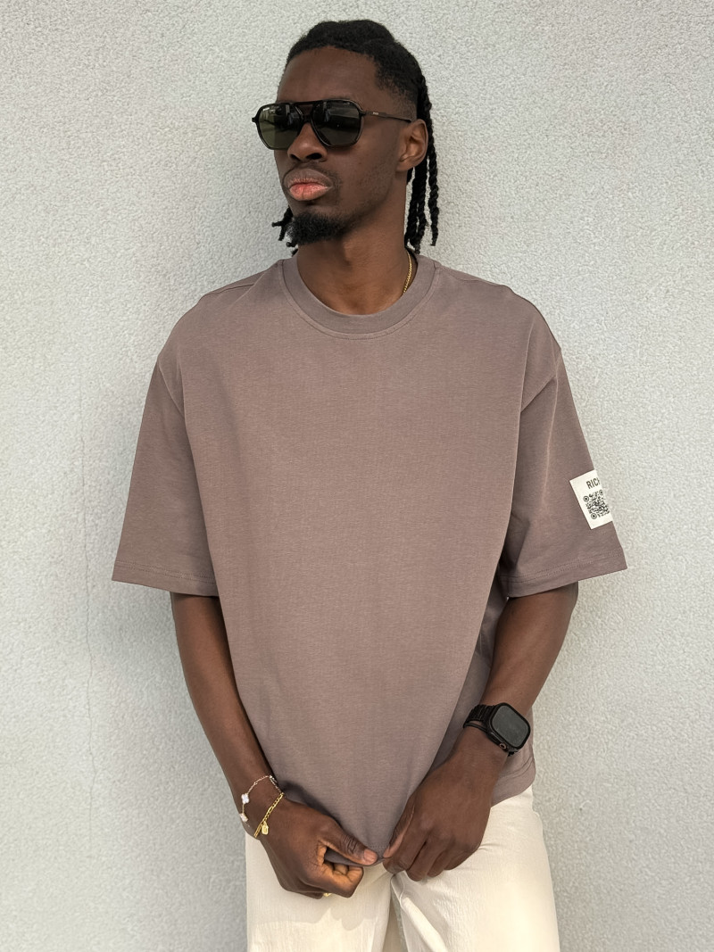 T-shirt Caleb - Taupe