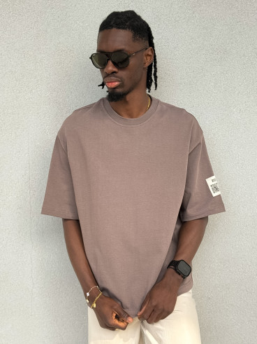 T-shirt Caleb - Taupe