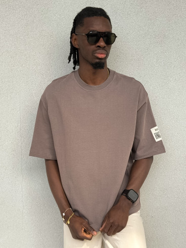 T-shirt Caleb - Taupe