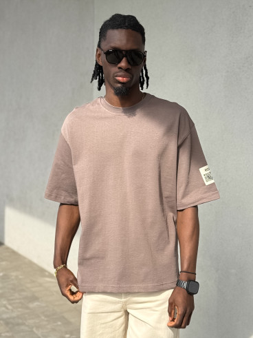 T-shirt Caleb - Taupe