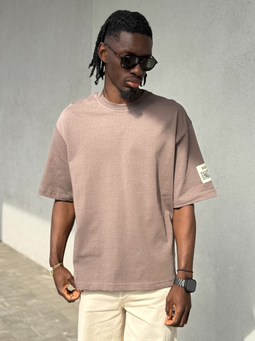 T-shirt Caleb - Taupe