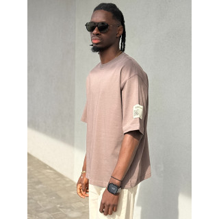 T-shirt Caleb - Taupe